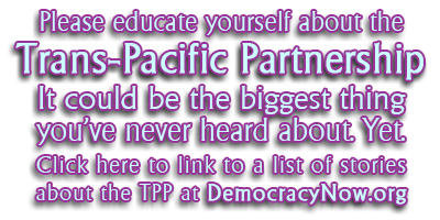 Read thoughtful TPP news at DemocracyNOW!